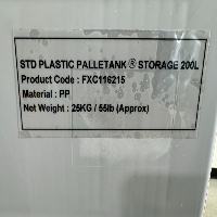 Lot Of Sartorius 200L STD Plastic Palletanks image 2